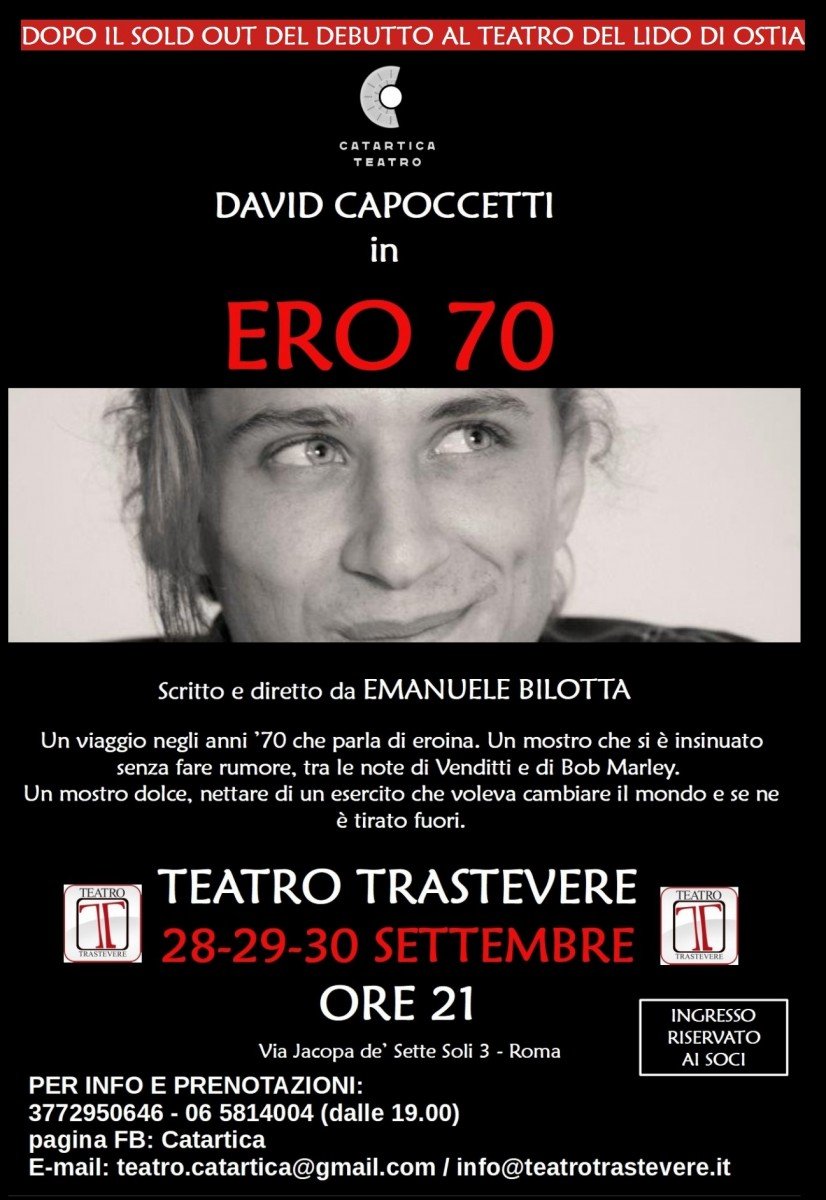 David Capoccetti in Ero 70
