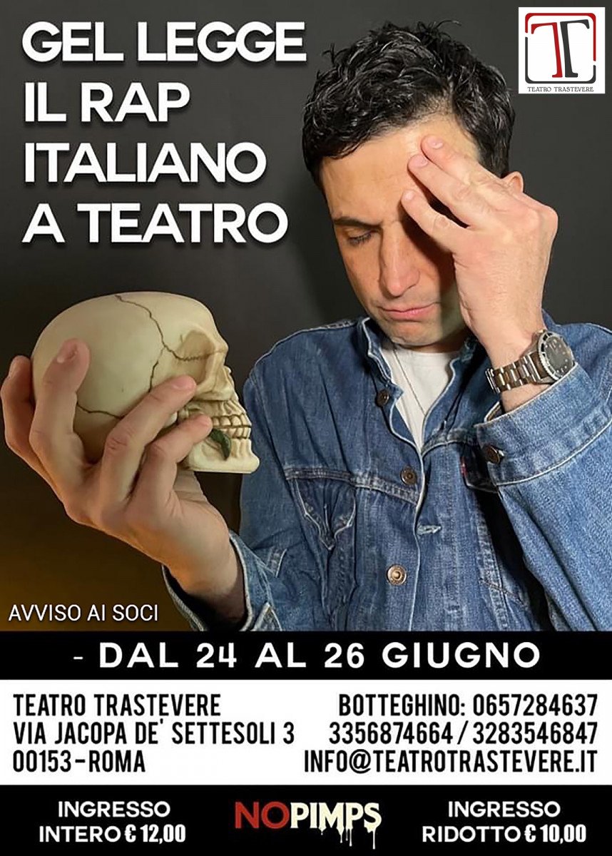 Gel Legge Il Rap Italiano a Teatro Con la partecipazione e le musiche di Ice One