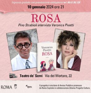Evento di inaugurazione del progetto “Nessuno Assente”: Rosa di Veronica Pivetti