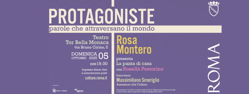 Protagoniste: parole che attraversano il mondo