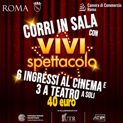 ViviSpettacolo, boom di vendite a Roma: 12.244 carnet esauriti in un solo giorno