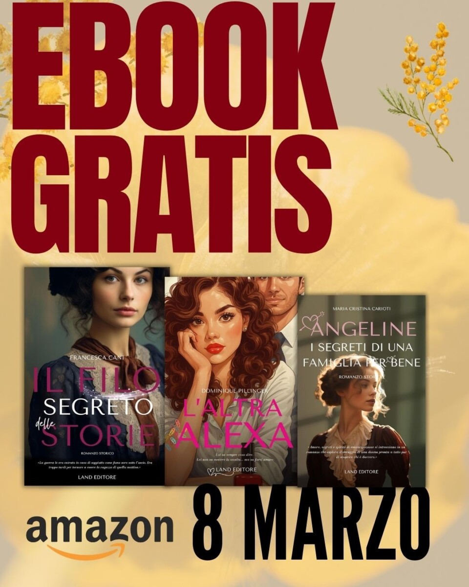 Tre ebook gratis per l’8 marzo: l’iniziativa di Land Editore