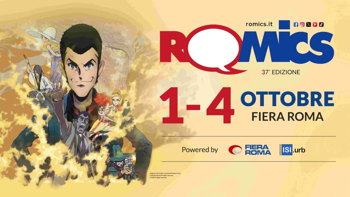 DAN WALKER - Romics 2026, a Roma quattro giorni tra fumetto, cinema, animazione e gaming